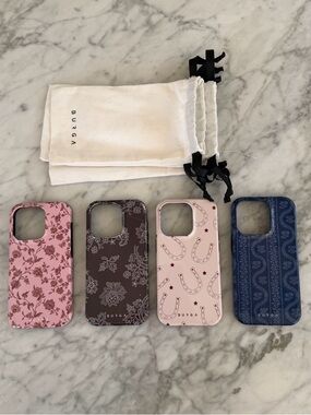 Burga Floral & Patterned iPhone Case Set — iPhone 14 Pro
